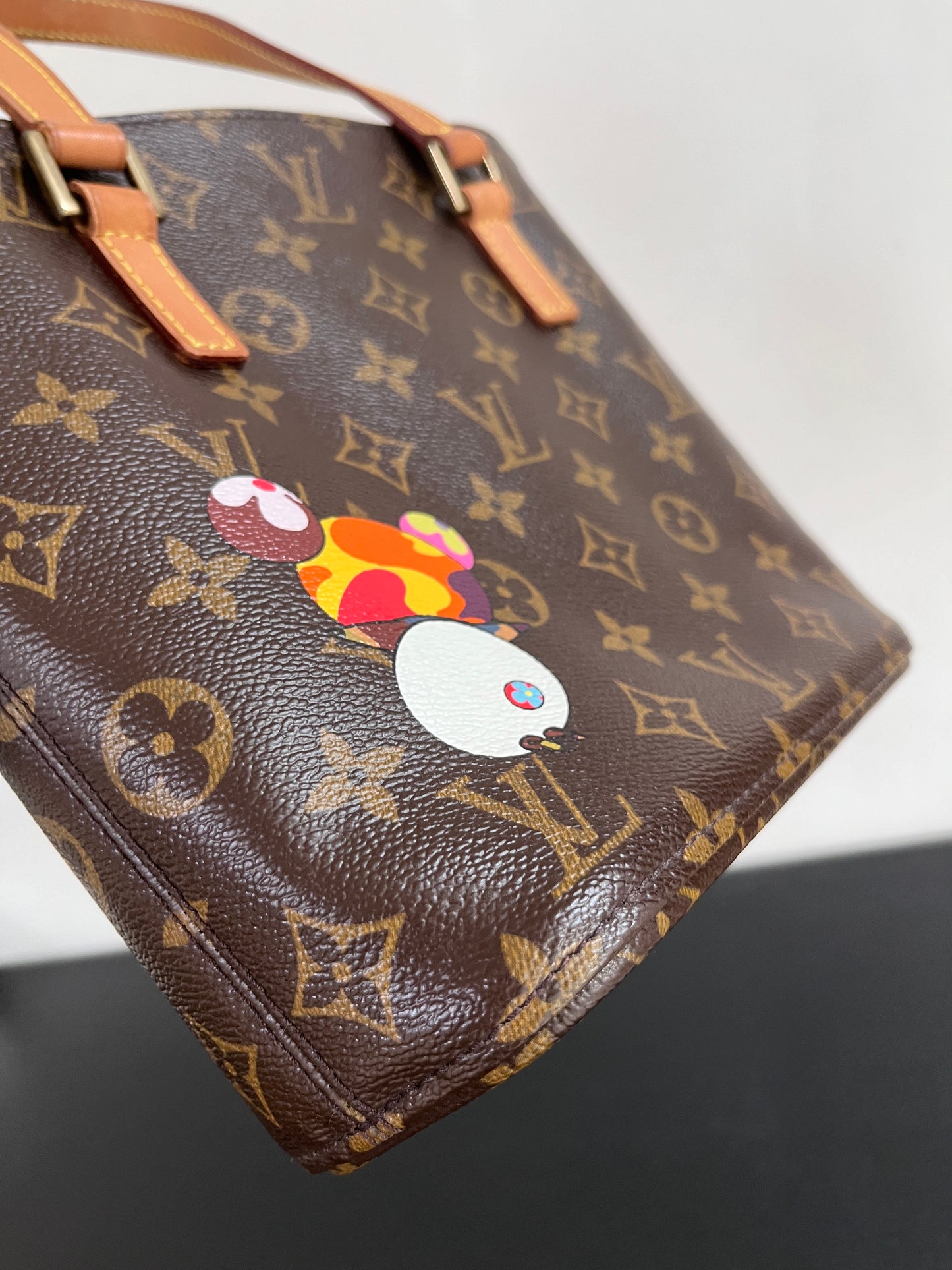 Louis Vuitton Takashi Murakami Vavin PM Panda Top Handle Bag