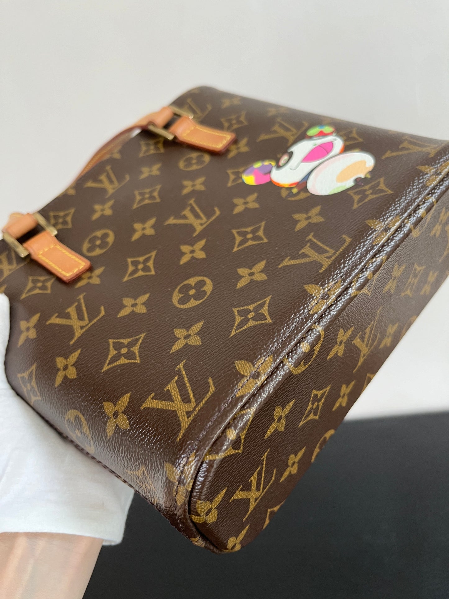 Louis Vuitton Takashi Murakami Vavin PM Panda Top Handle Bag