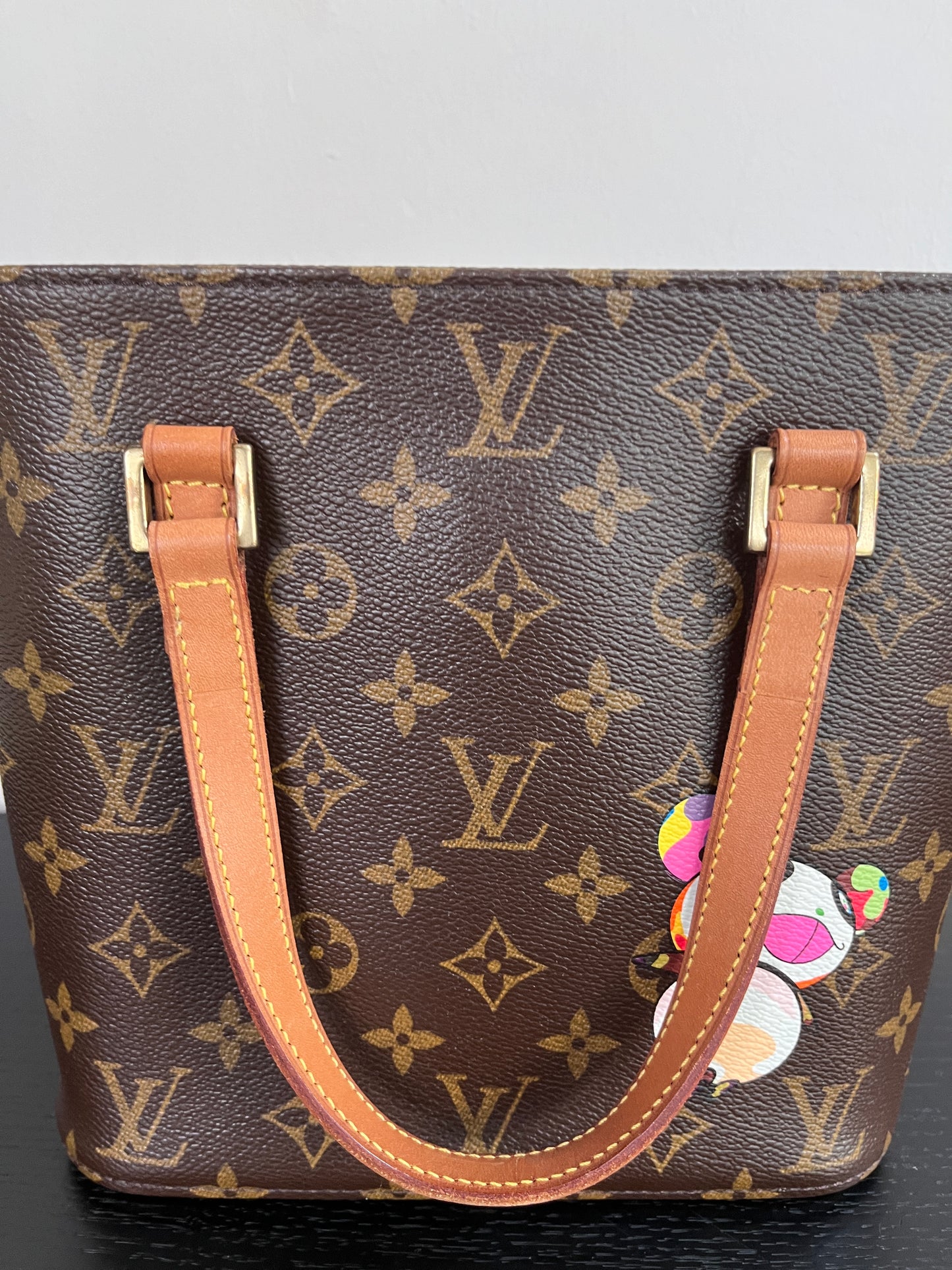 Louis Vuitton Takashi Murakami Vavin PM Panda Top Handle Bag