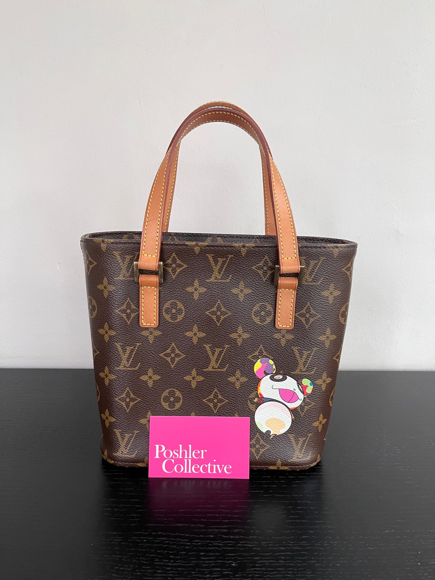 Louis Vuitton Takashi Murakami Vavin PM Panda Top Handle Bag