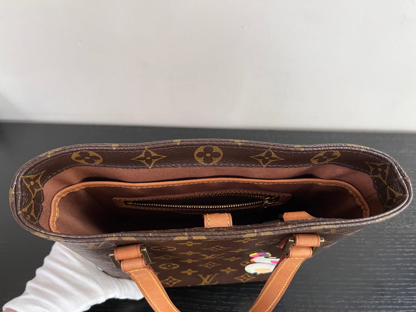 Louis Vuitton Takashi Murakami Vavin PM Panda Top Handle Bag