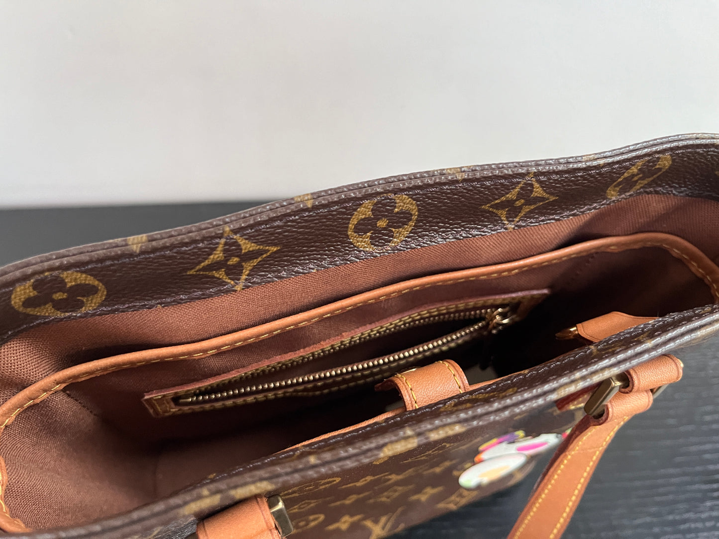 Louis Vuitton Takashi Murakami Vavin PM Panda Top Handle Bag