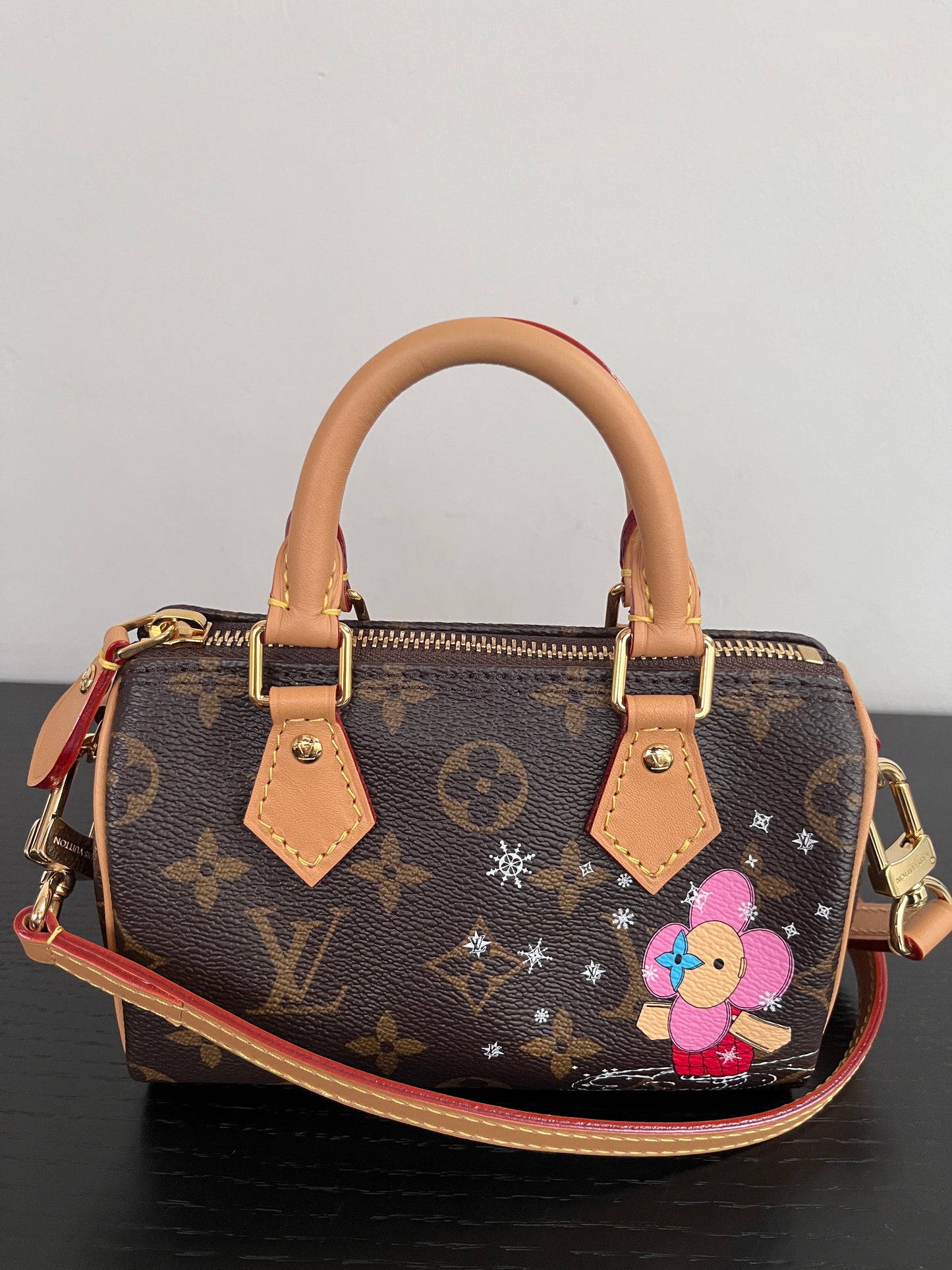 Louis Vuitton Nano Speedy Monogram Christmas 2023 Vivienne