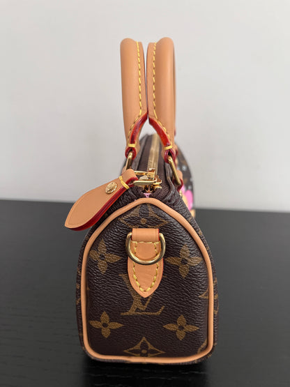 Louis Vuitton Nano Speedy Monogram Christmas 2023 Vivienne