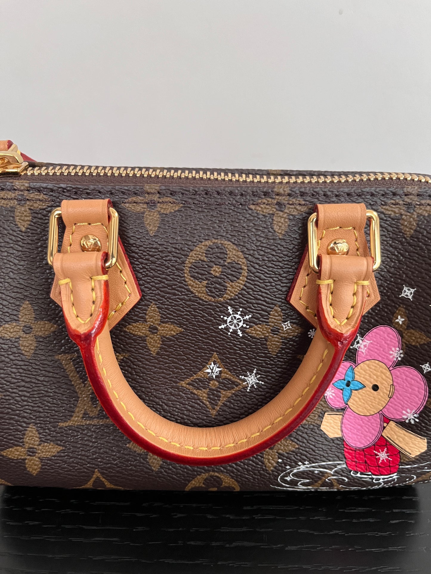 Louis Vuitton Nano Speedy Monogram Christmas 2023 Vivienne