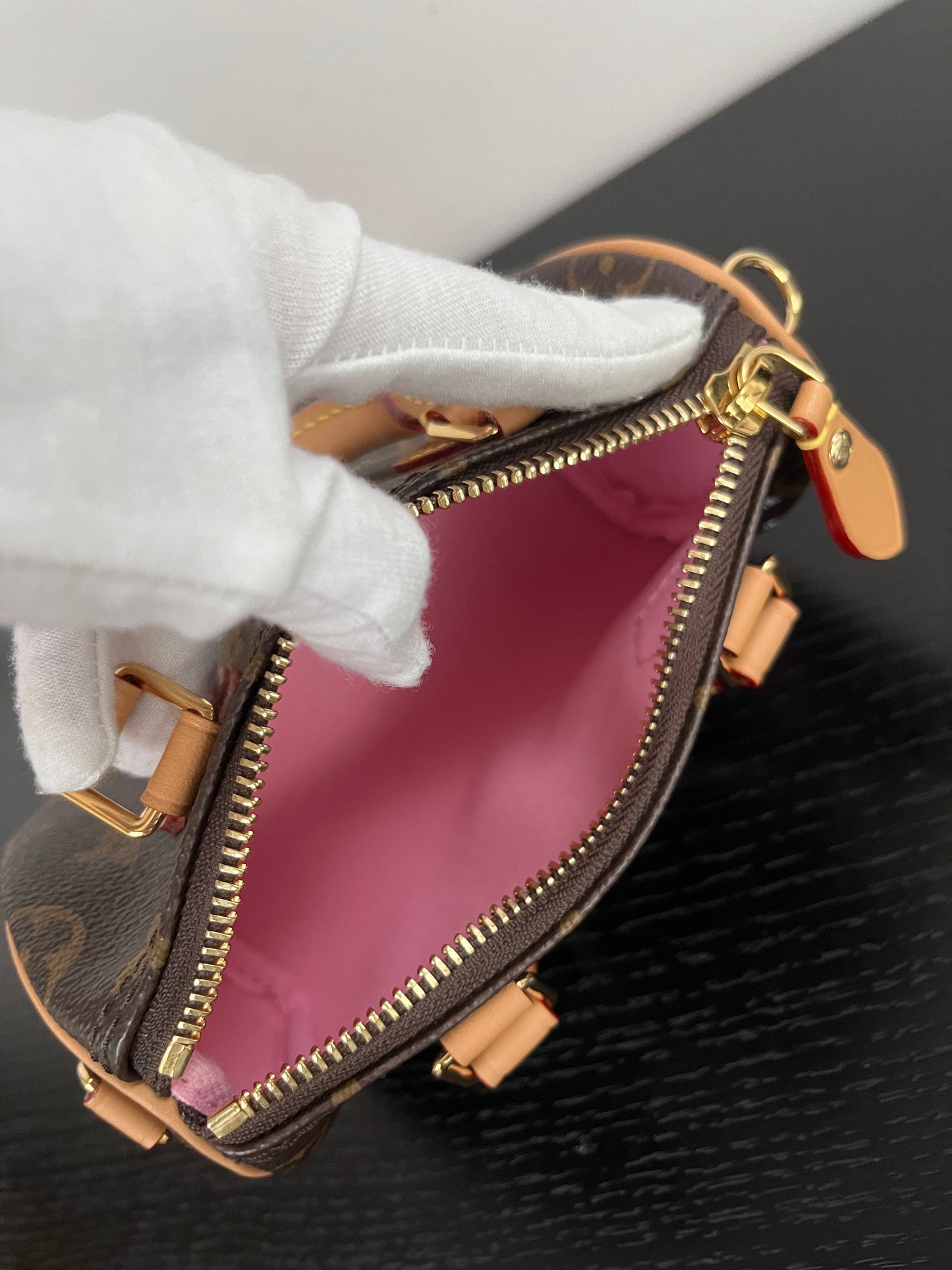 Louis Vuitton Nano Speedy Monogram Christmas 2023 Vivienne