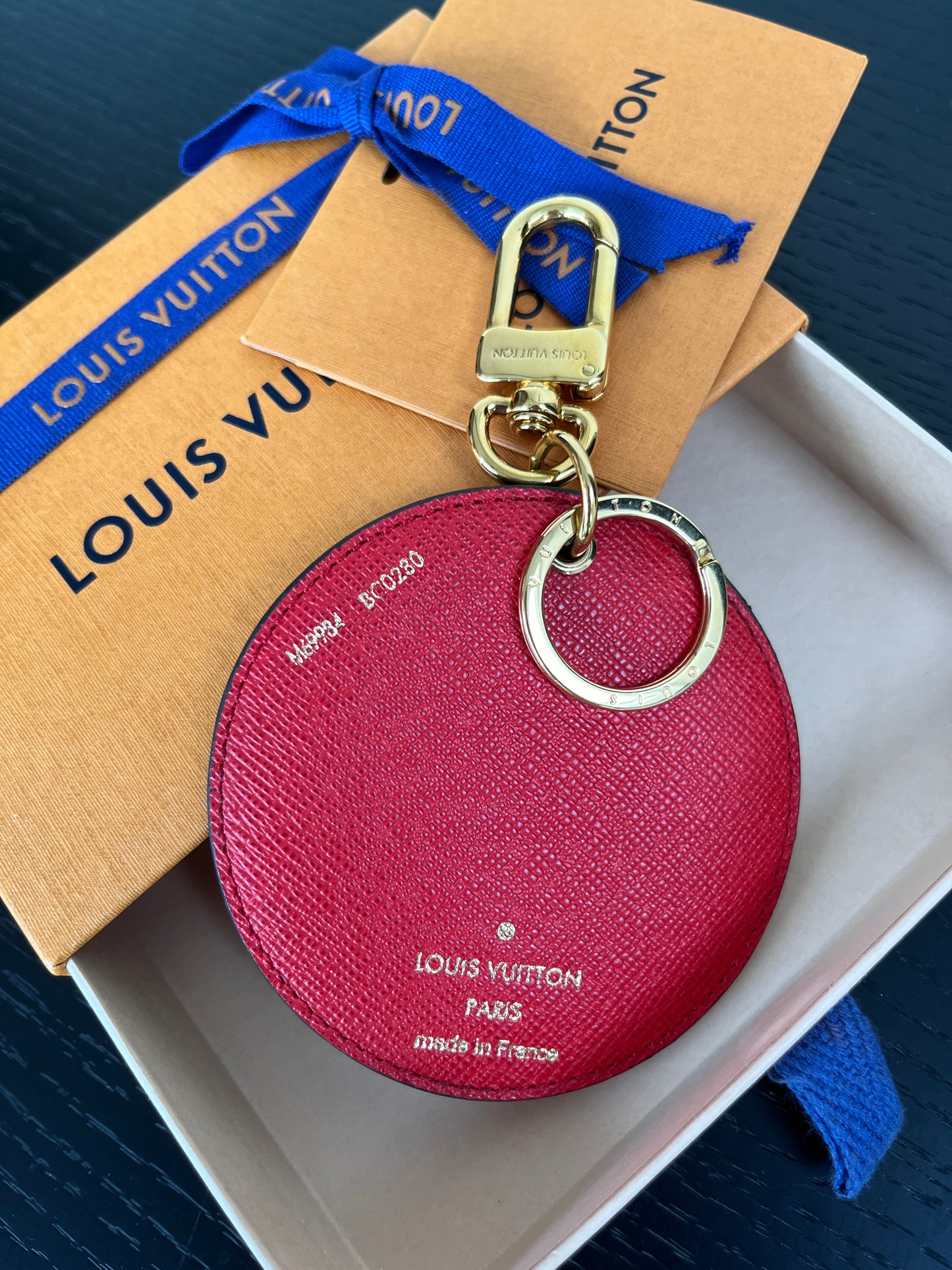 Louis Vuitton Vivienne 2020 Christmas Bag Charm Key Ring