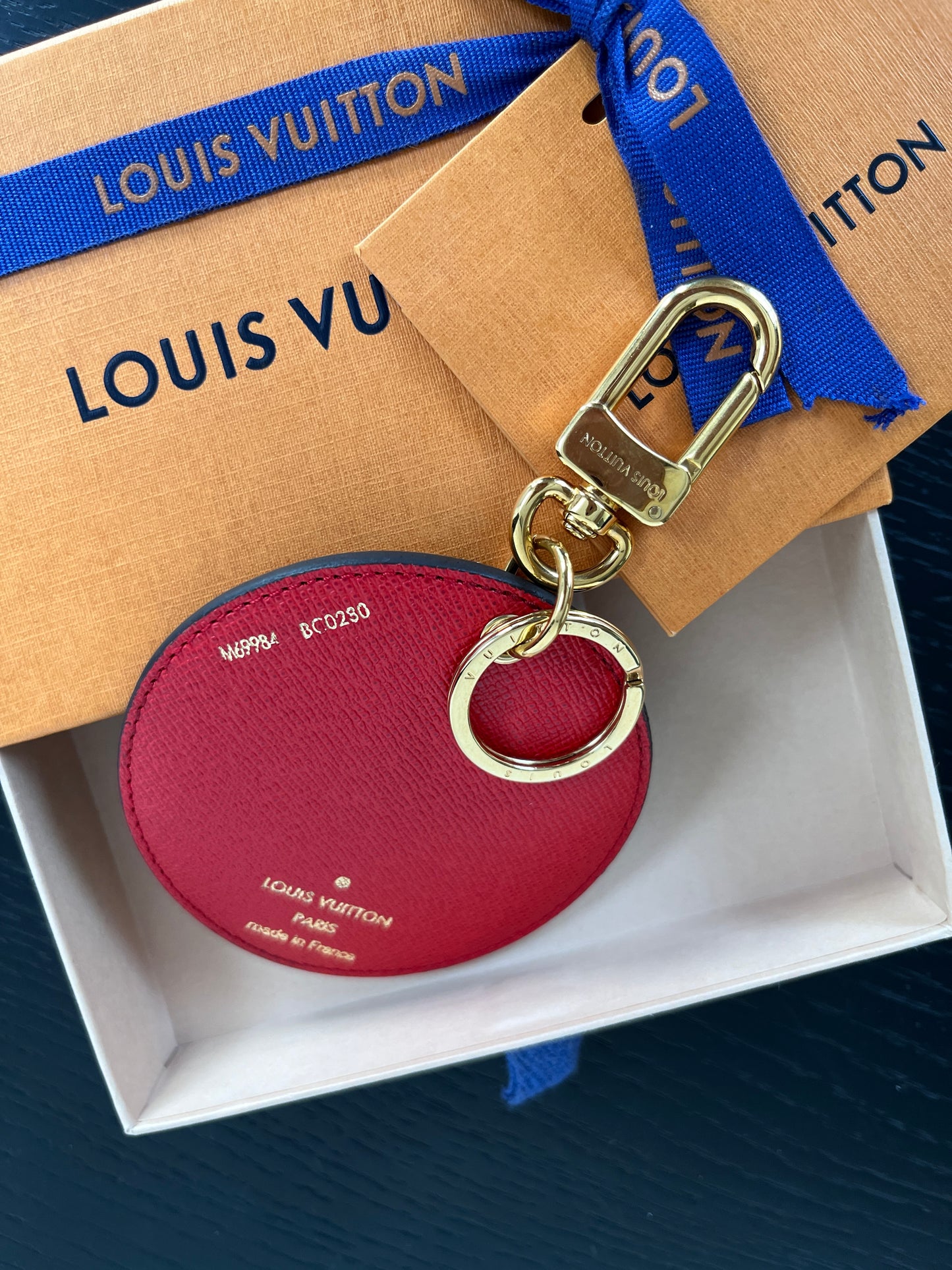 Louis Vuitton Vivienne 2020 Christmas Bag Charm Key Ring