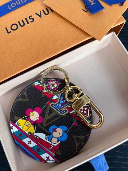 Louis Vuitton Vivienne 2020 Christmas Bag Charm Key Ring