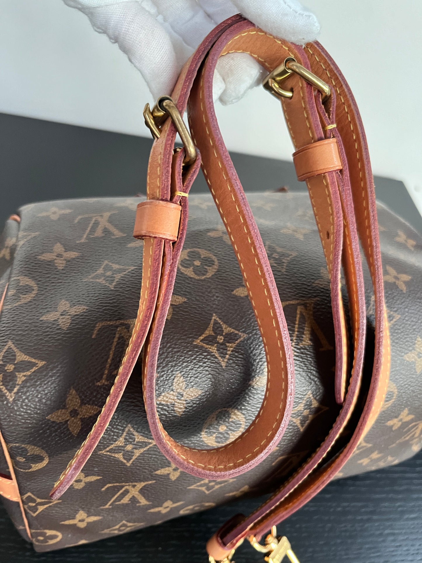 Louis Vuitton Speedy Bandoulière 25 Monogram WITHOUT LOCK & KEYS