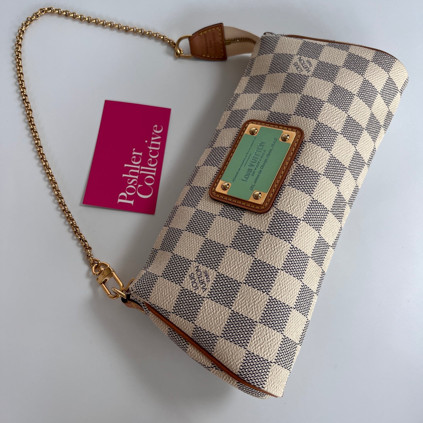 Louis Vuitton Eva PM Damier Azur Clutch