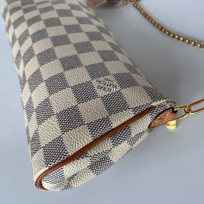 Louis Vuitton Eva PM Damier Azur Clutch