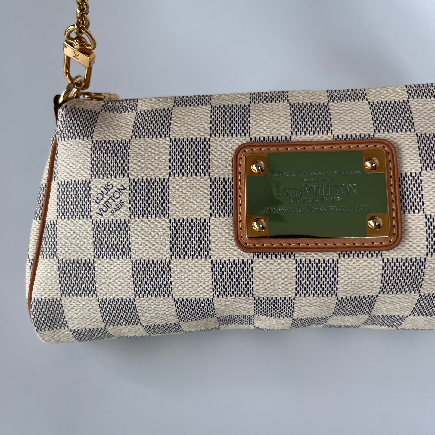 Louis Vuitton Eva PM Damier Azur Clutch