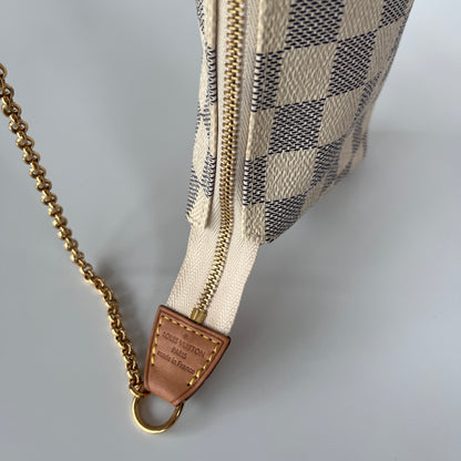 Louis Vuitton Eva PM Damier Azur Clutch