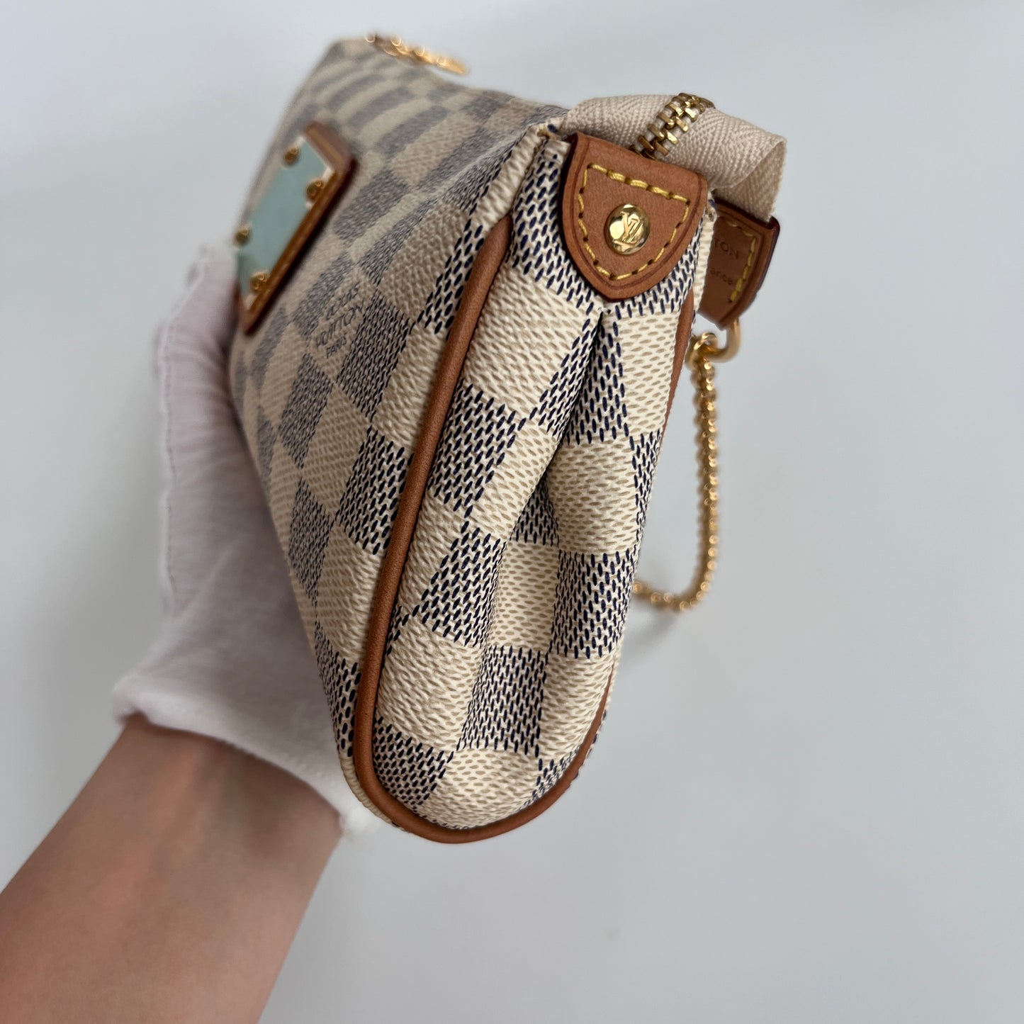 Louis Vuitton Eva PM Damier Azur Clutch