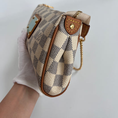 Louis Vuitton Eva PM Damier Azur Clutch