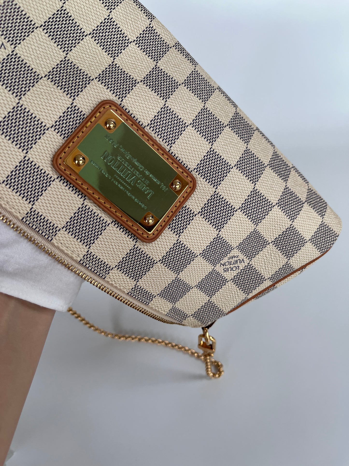 Louis Vuitton Eva PM Damier Azur Clutch