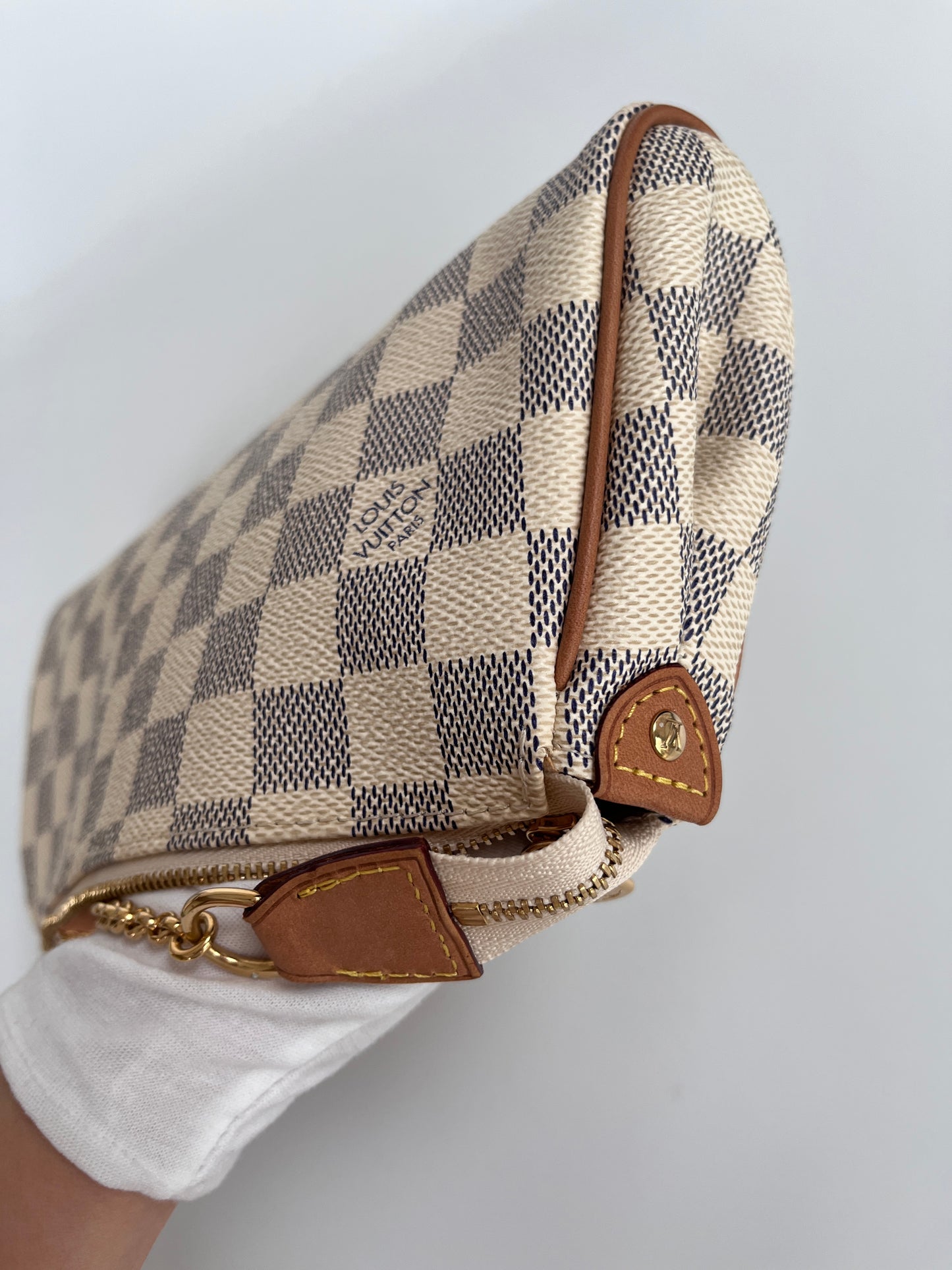 Louis Vuitton Eva PM Damier Azur Clutch