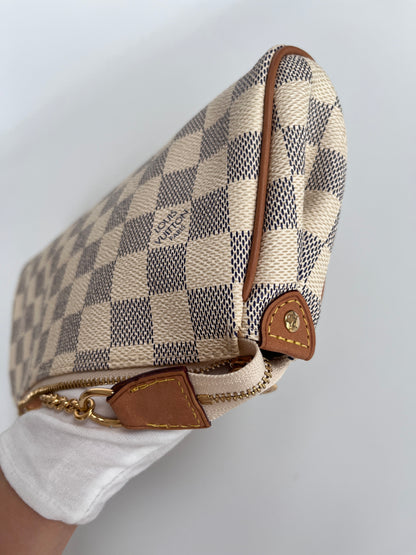 Louis Vuitton Eva PM Damier Azur Clutch