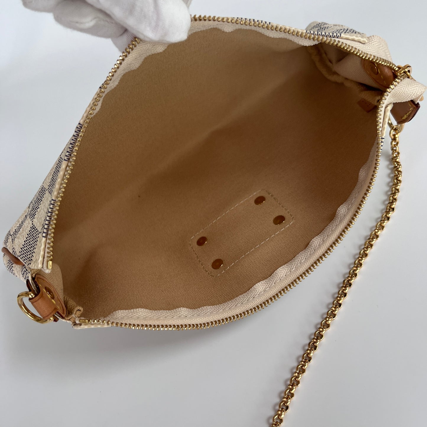 Louis Vuitton Eva PM Damier Azur Clutch