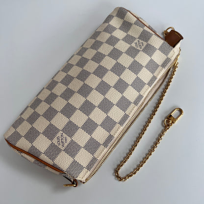 Louis Vuitton Eva PM Damier Azur Clutch