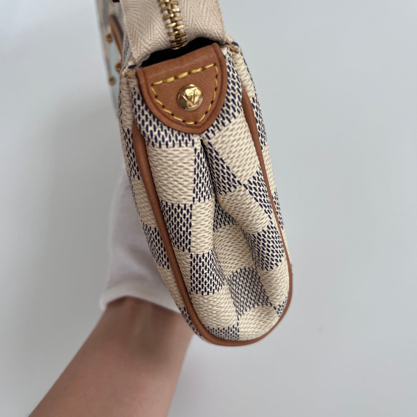 Louis Vuitton Eva PM Damier Azur Clutch