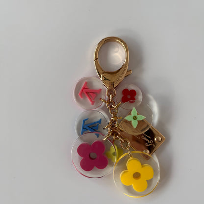 Louis Vuitton Multicolor Blooming Flowers Bag Charm