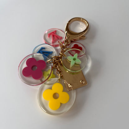 Louis Vuitton Multicolor Blooming Flowers Bag Charm