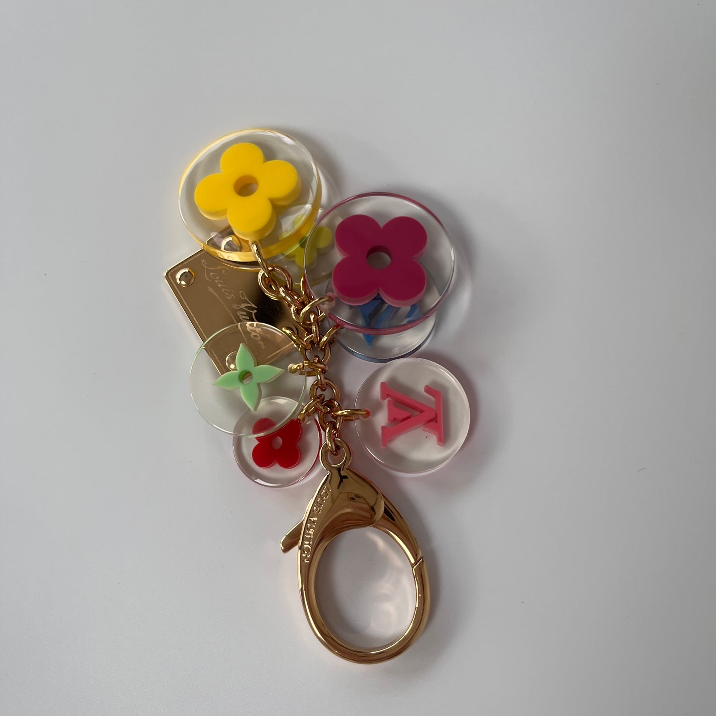 Louis Vuitton Multicolor Blooming Flowers Bag Charm