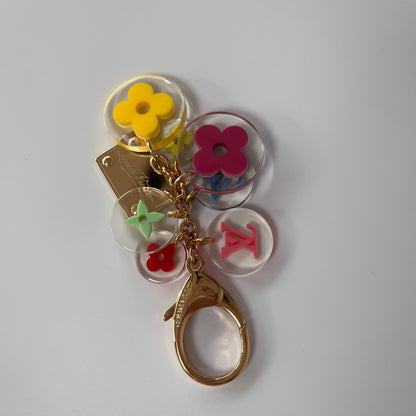 Louis Vuitton Multicolor Blooming Flowers Bag Charm