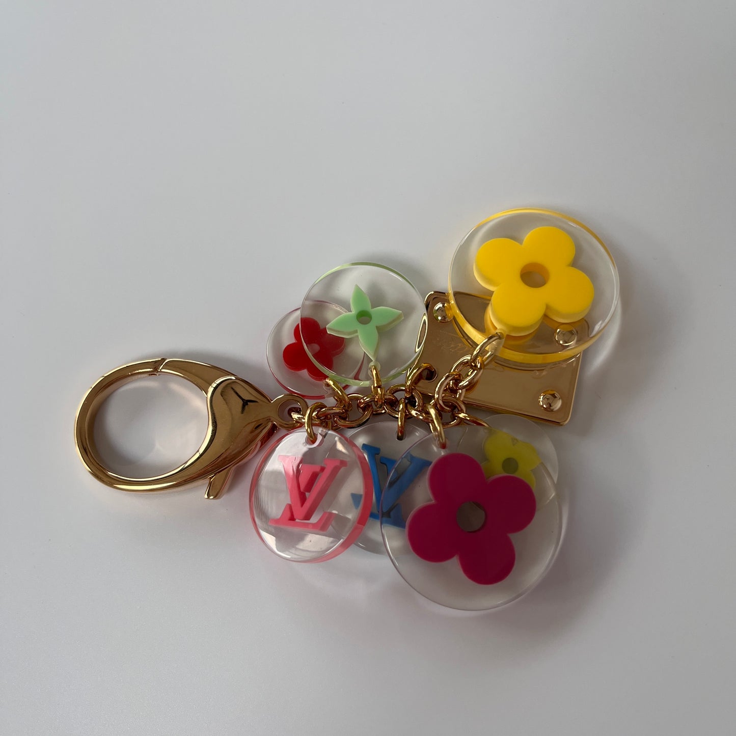 Louis Vuitton Multicolor Blooming Flowers Bag Charm