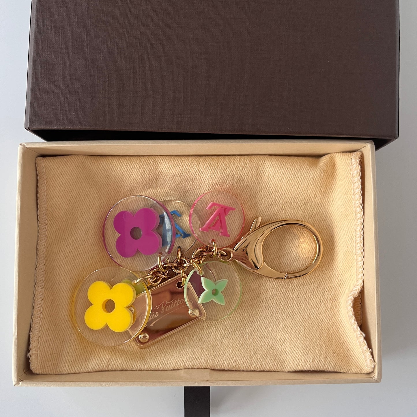 Louis Vuitton Multicolor Blooming Flowers Bag Charm