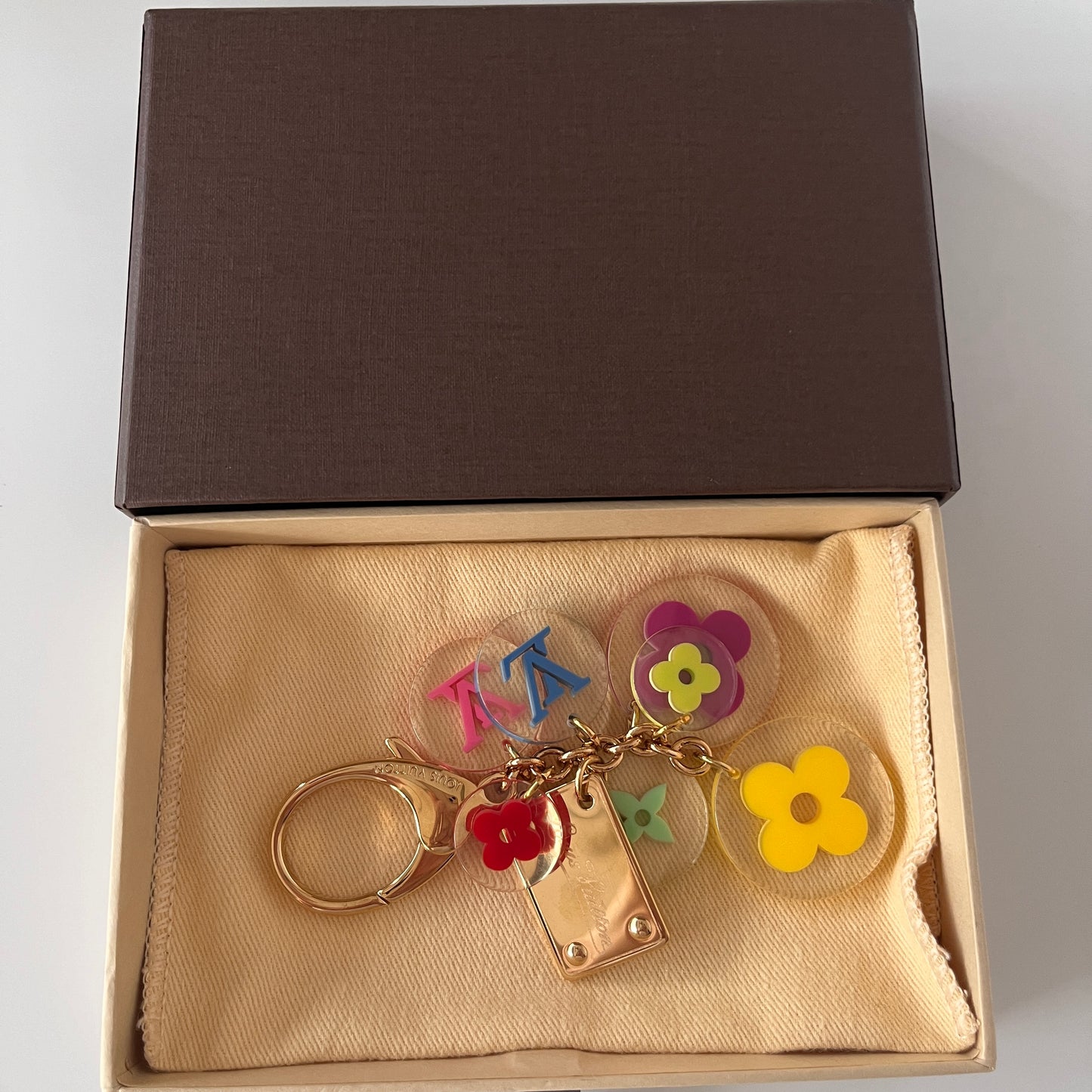 Louis Vuitton Multicolor Blooming Flowers Bag Charm