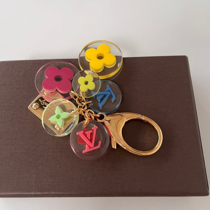 Louis Vuitton Multicolor Blooming Flowers Bag Charm