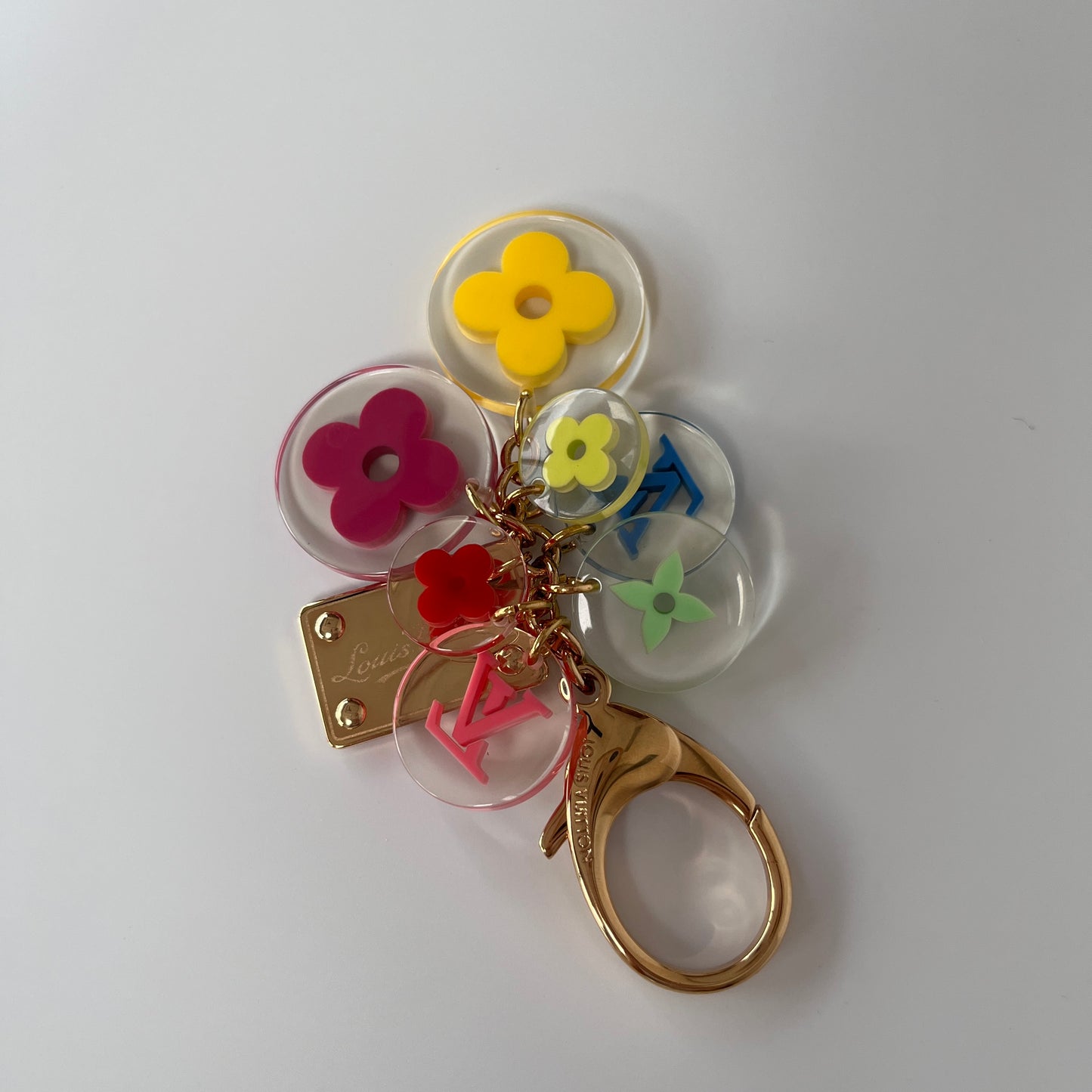 Louis Vuitton Multicolor Blooming Flowers Bag Charm