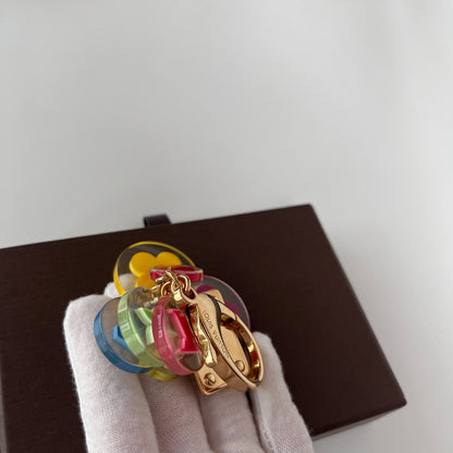 Louis Vuitton Multicolor Blooming Flowers Bag Charm