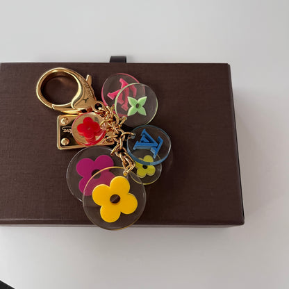 Louis Vuitton Multicolor Blooming Flowers Bag Charm