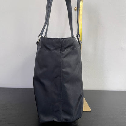 Prada Black Nylon Tote/ Shoulder Bag SHW