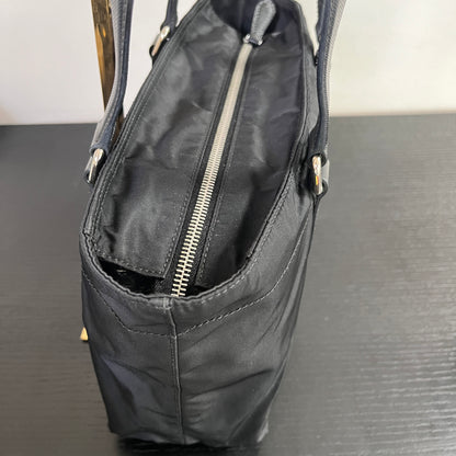 Prada Black Nylon Tote/ Shoulder Bag SHW