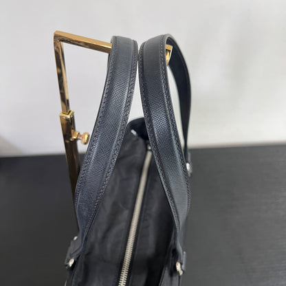 Prada Black Nylon Tote/ Shoulder Bag SHW