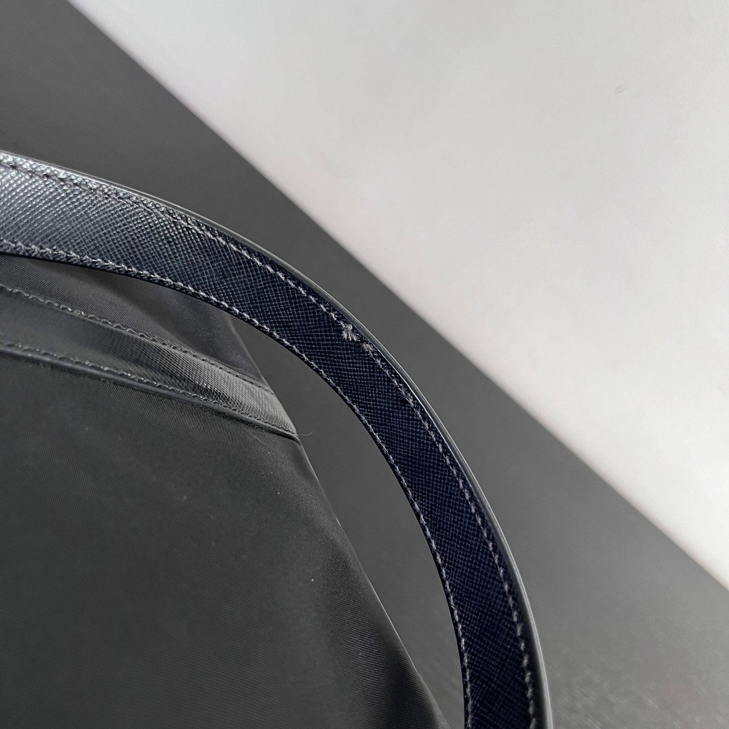 Prada Black Nylon Tote/ Shoulder Bag SHW