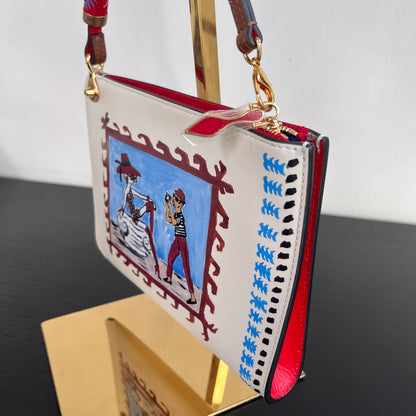 Christian Louboutin Greekaba Leather Wristlet/ Pochette