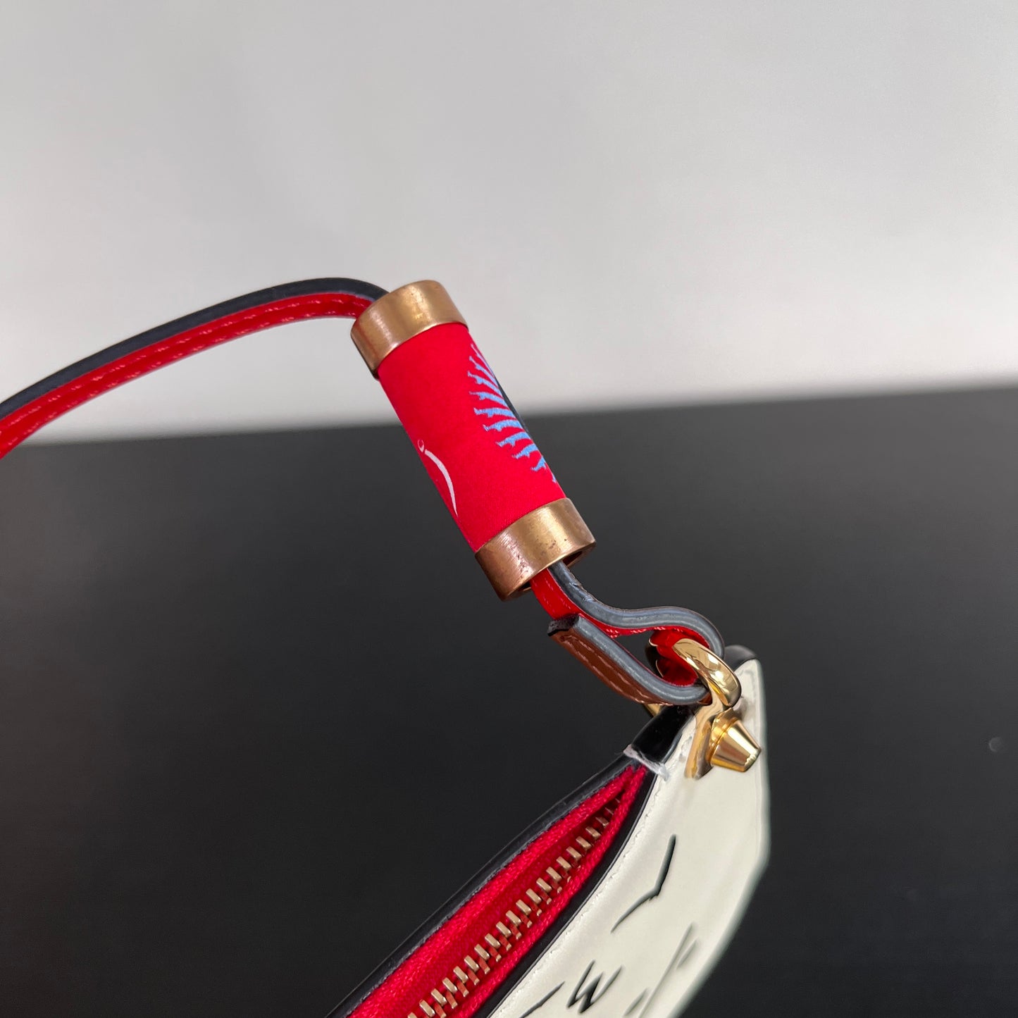 Christian Louboutin Greekaba Leather Wristlet/ Pochette