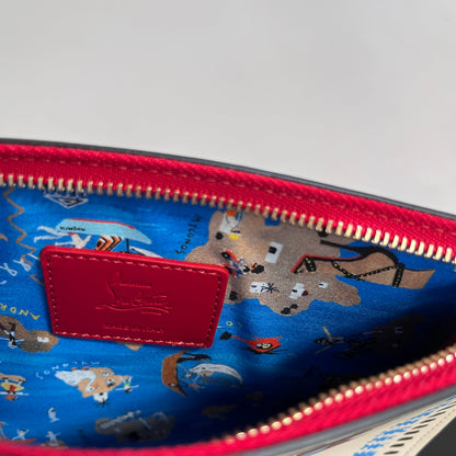 Christian Louboutin Greekaba Leather Wristlet/ Pochette