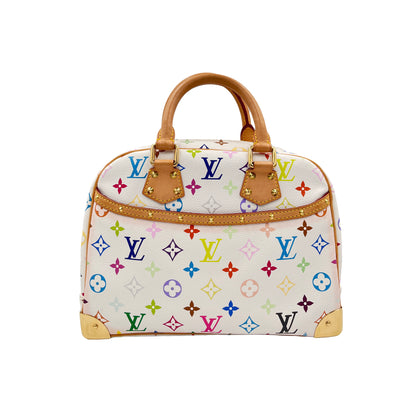 Louis Vuitton x Takashi Murakami Trouville White Multicolor