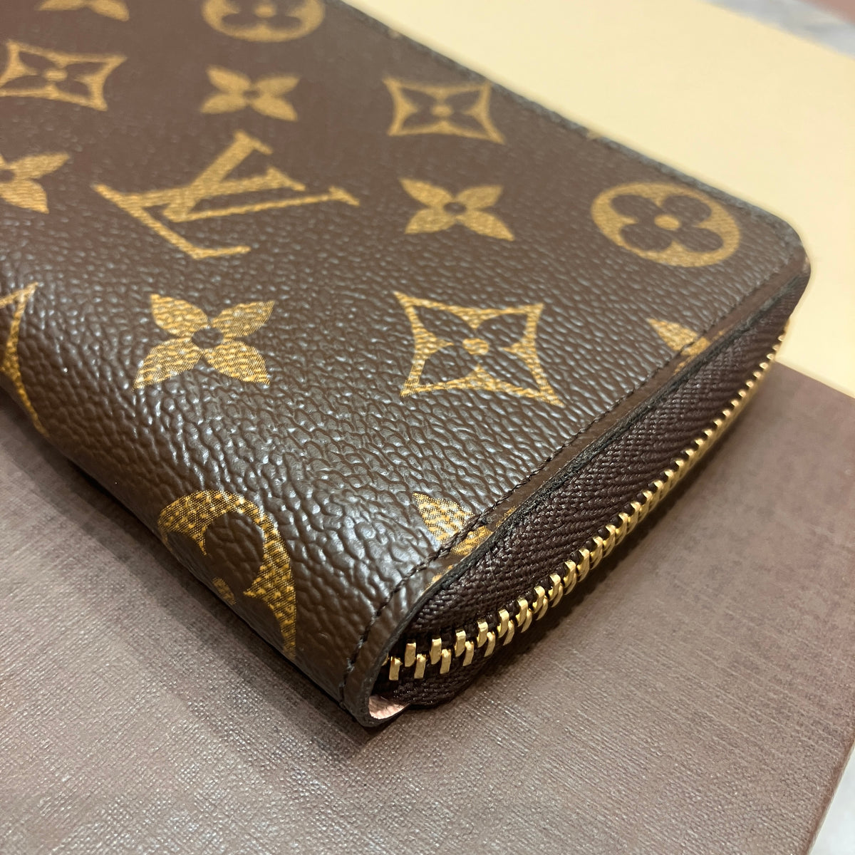 Louis Vuitton Clemence Monogram Zippy Long Wallet