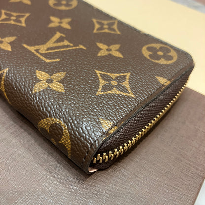 Louis Vuitton Clemence Monogram Zippy Long Wallet