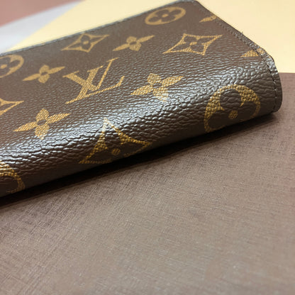 Louis Vuitton Clemence Monogram Zippy Long Wallet