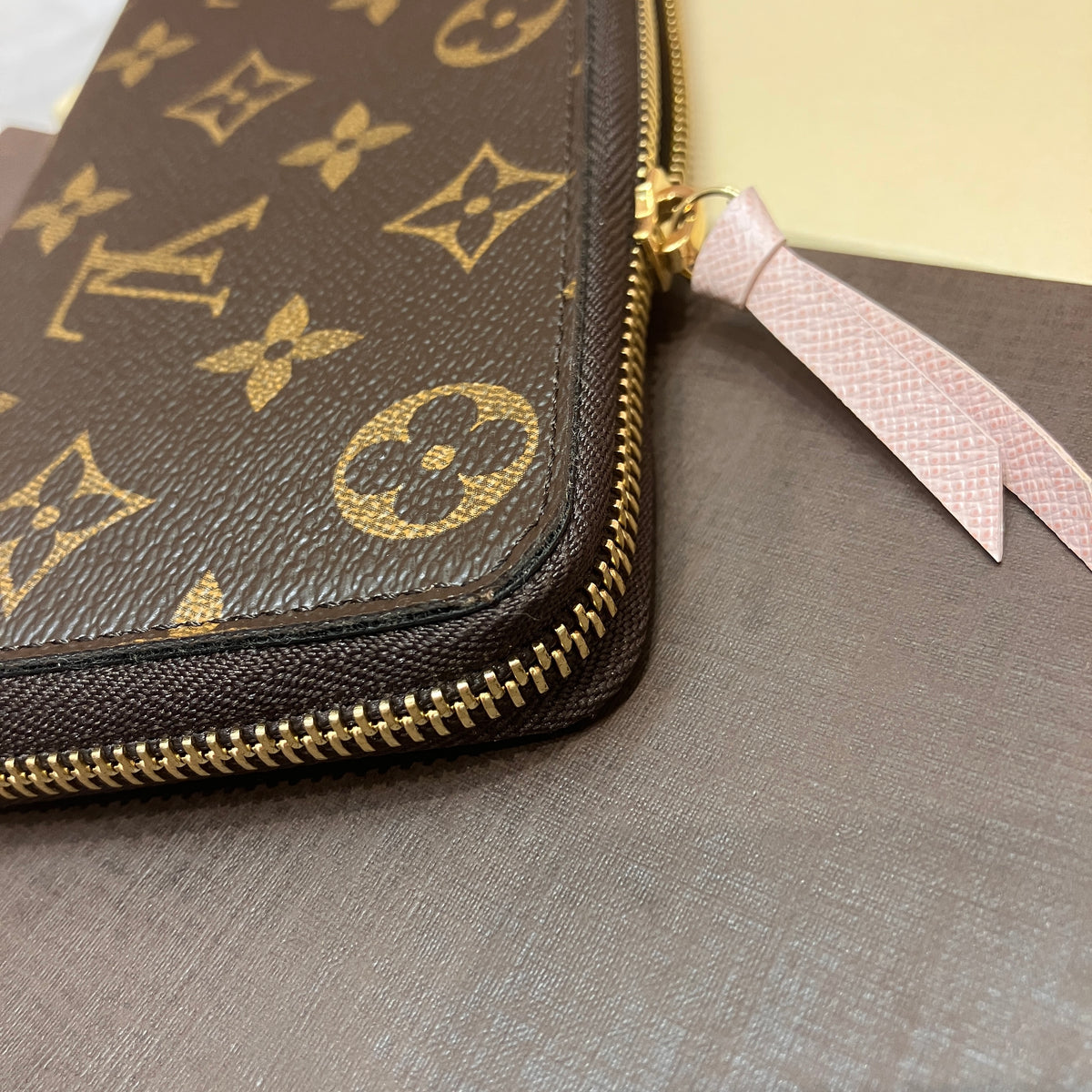 Louis Vuitton Clemence Monogram Zippy Long Wallet