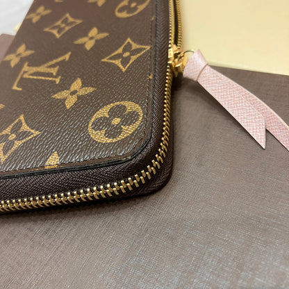 Louis Vuitton Clemence Monogram Zippy Long Wallet